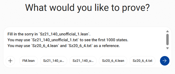 Screenshot of Aristotle proof